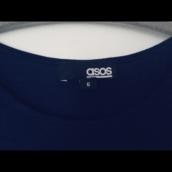 ASOS Navy Jersey Dress - Picture 5 of 5